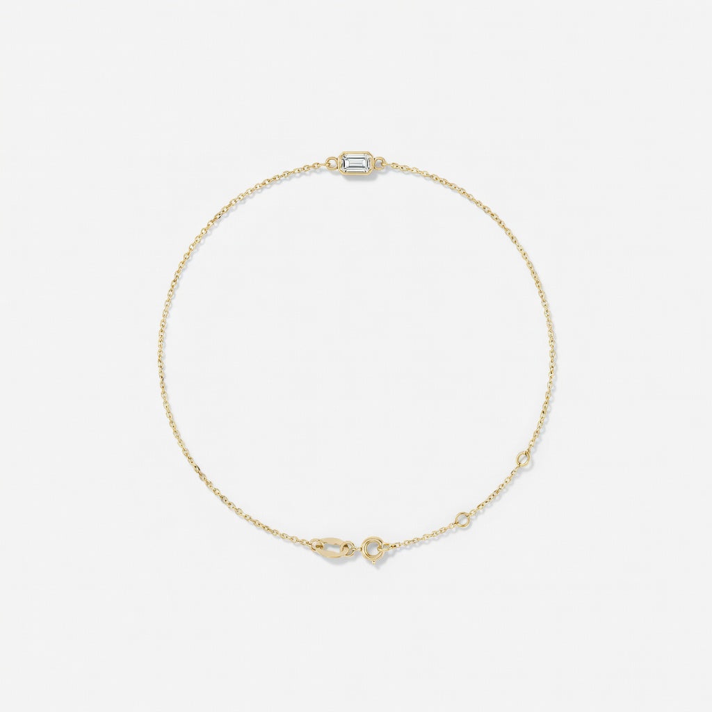 Madeleine – Bezel-Set Diamant Lenkearmbånd - 0.33ct