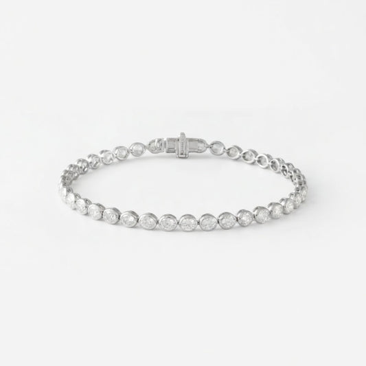 Rosalie – Diamant Linjearmbånd - 4.9ct