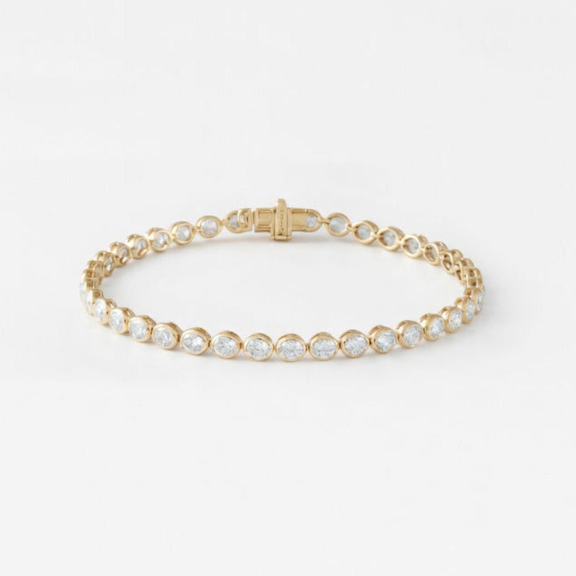Rosalie – Diamant Linjearmbånd - 4.9ct