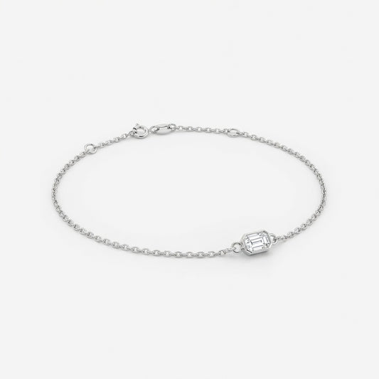 Madeleine – Bezel-Set Diamant Lenkearmbånd - 0.33ct