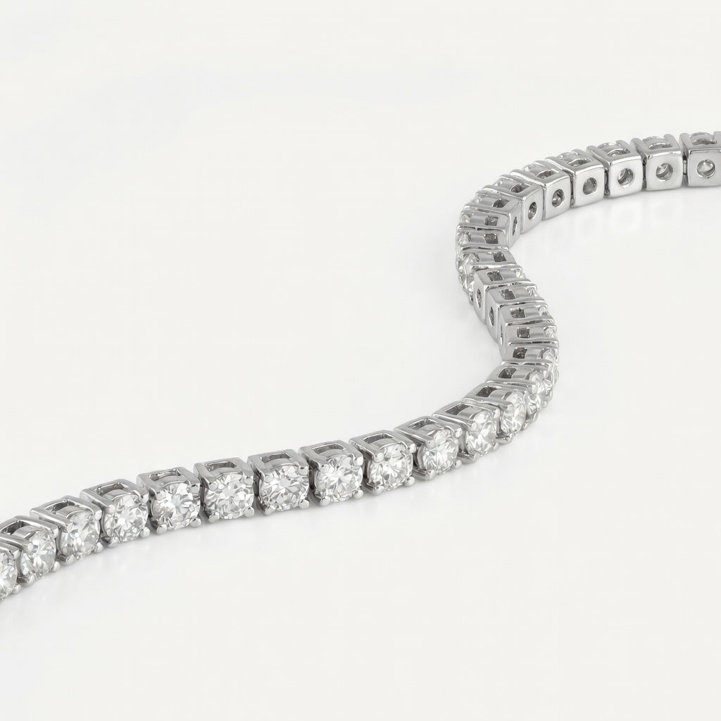 Margaux diamant tennisarmbånd i hvitt gull